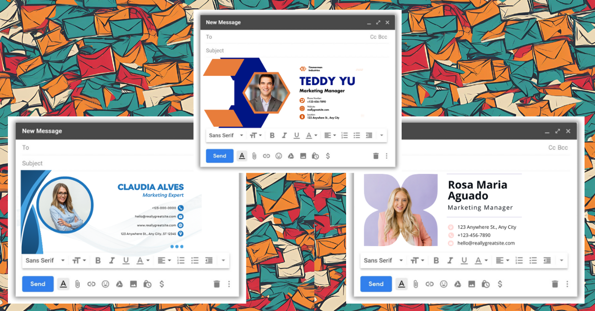 10 Creative and Cool Email Signature Template For Marketer​