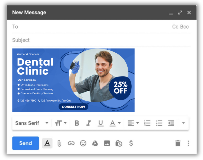 dentist email signature