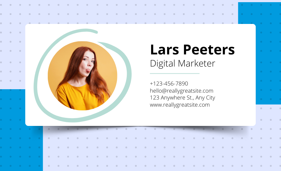 Digital marketer email signature