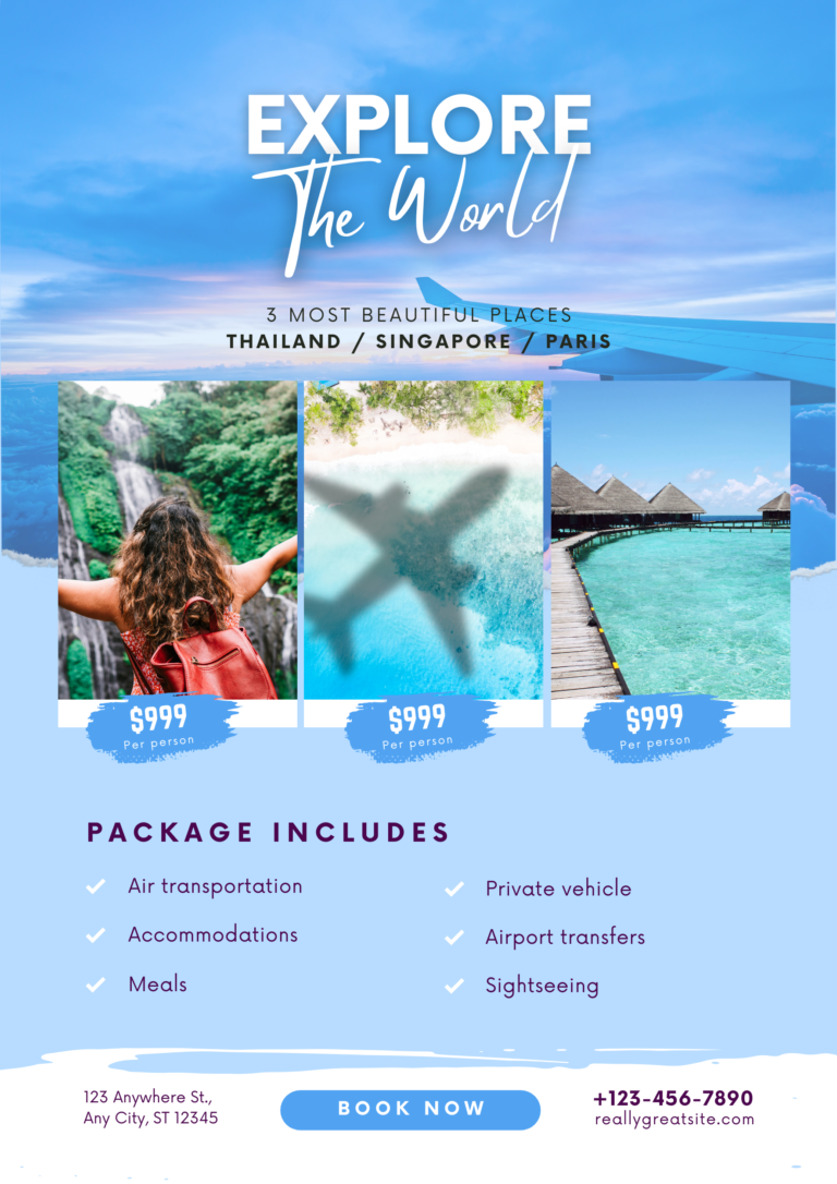 Klaviyo email template for travel agency