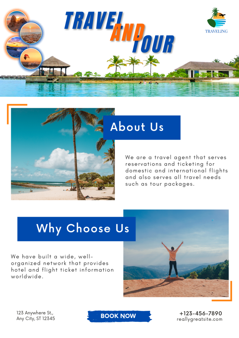 Klaviyo email template for travel agency