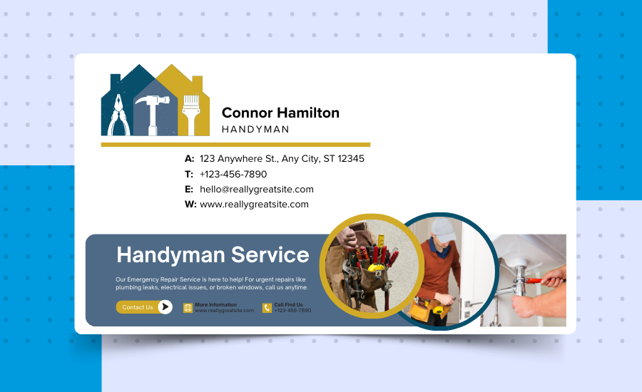 email signature for handyman