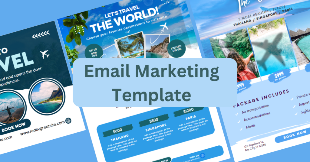 Email marketing template