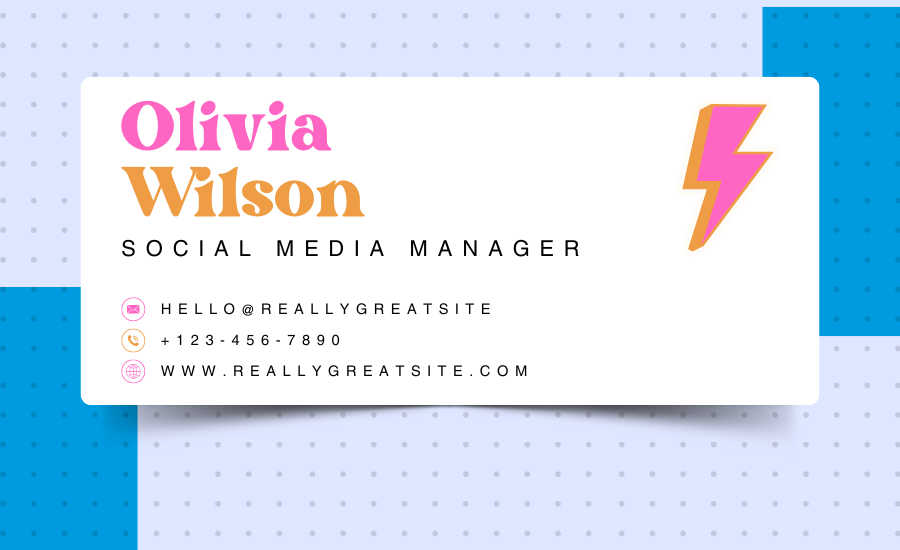 social media manager email signature