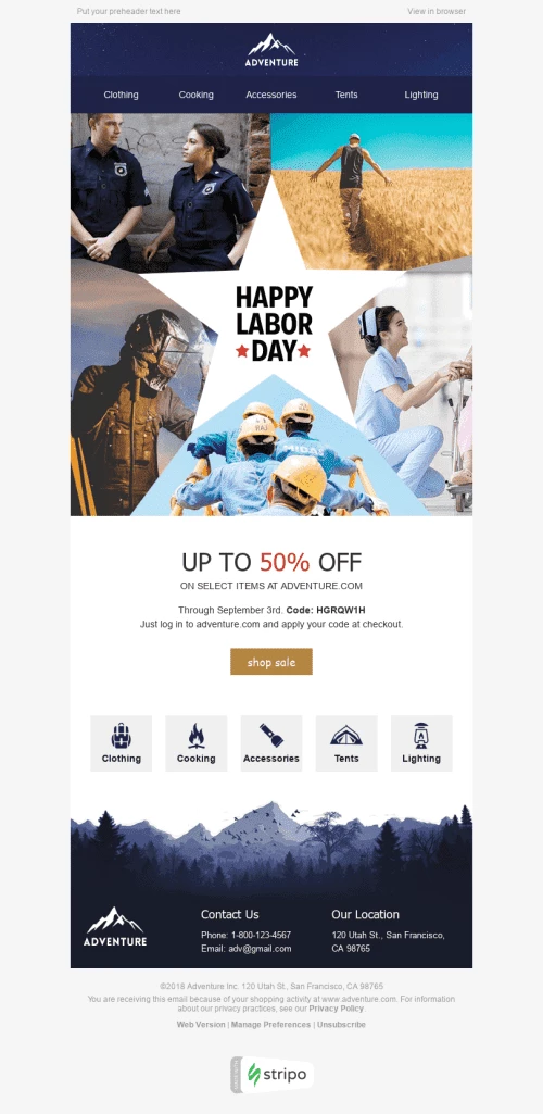 Stripo email template