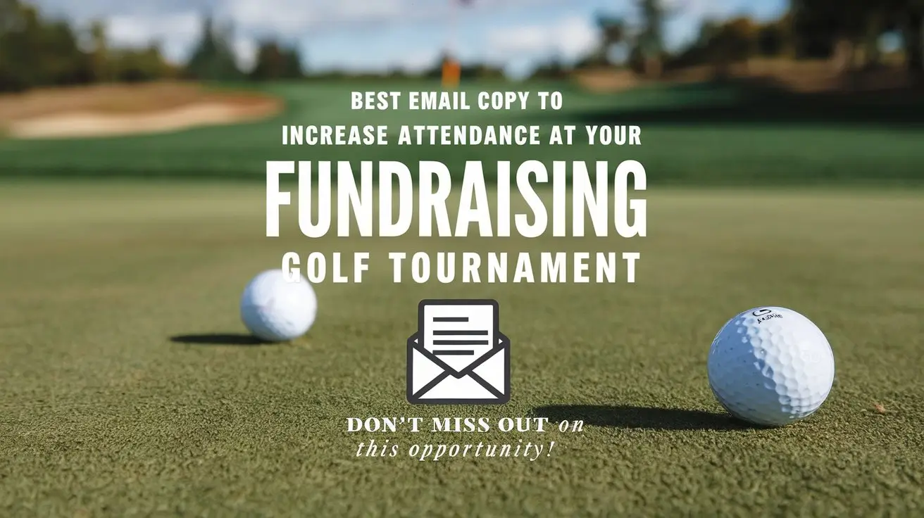 Best Email Copy to Increase Attendance at Your Fundraising Golf Tournament