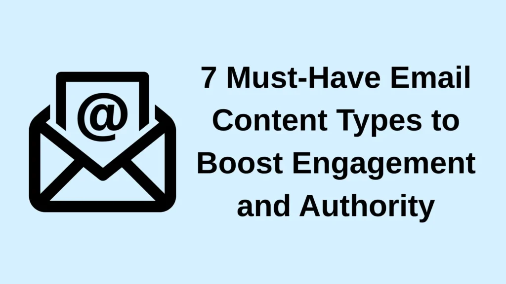 7 type of content