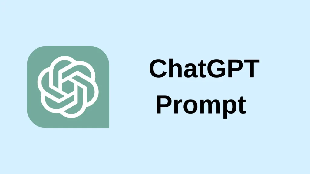 Chatgpt prompt