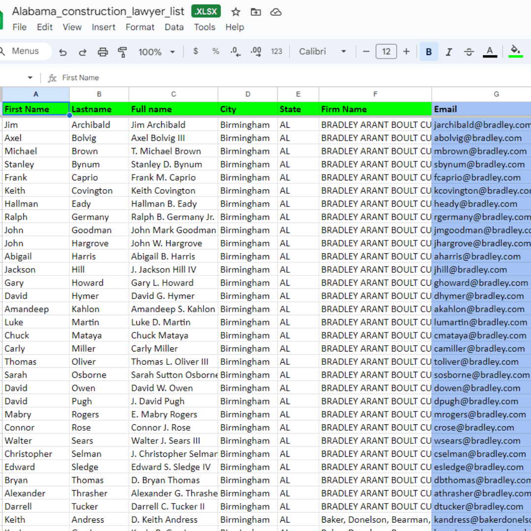 Alabama Construction lawyer leads
